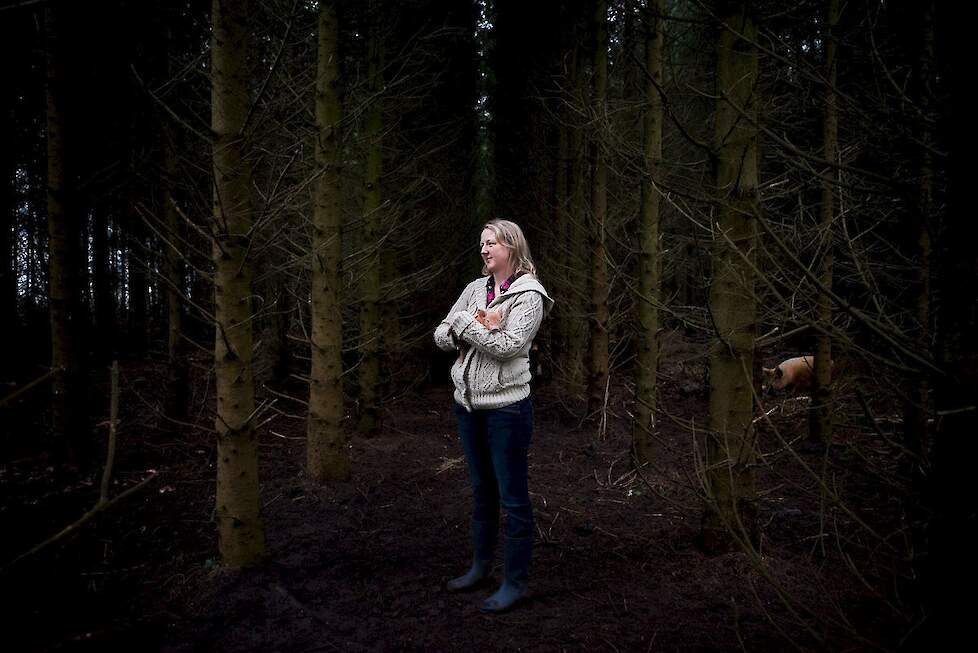 Mariska Slot in haar voedselbos 